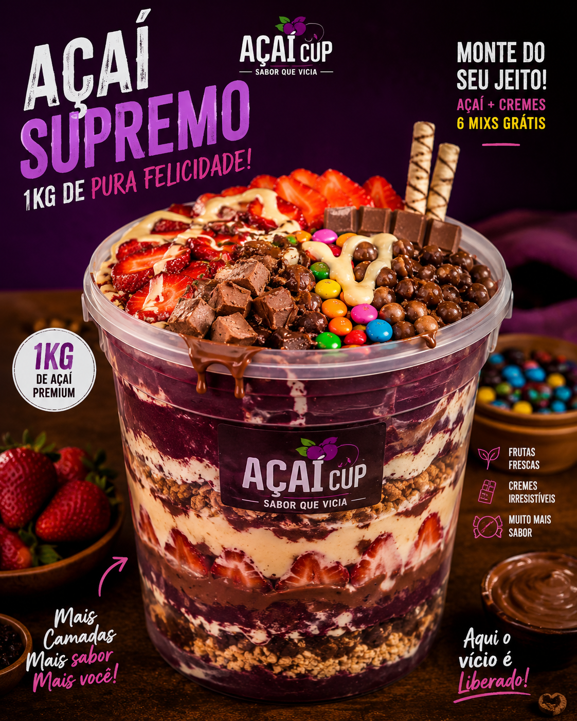 AÇAÍ CUP SUPREMO – 1Kg