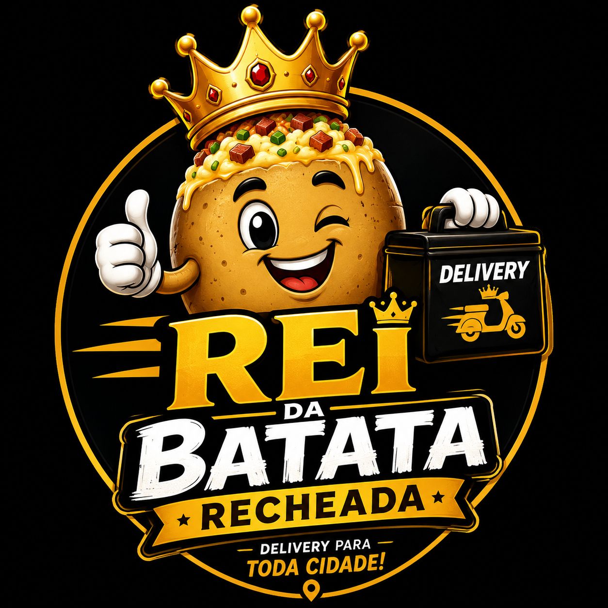 Logo Rei Da Batata Recheada